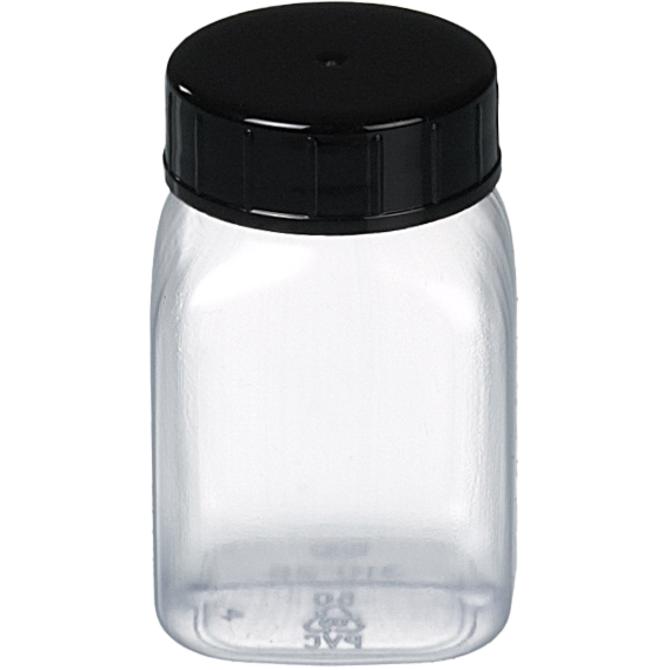 Weithalsdose, vierkant, PVC