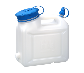 Recipiente de gargalo largo com conexão rosqueada de 3/4